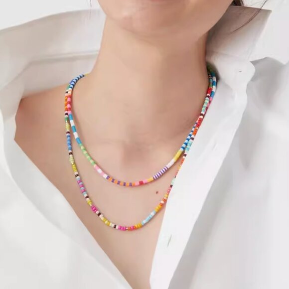 Roxanne Assoulin Rain Sugar 2-in-1 Necklace Set of 2 - Picture 2 of 5